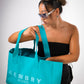 Large Ibiza Blue Tote Bag